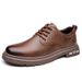 2024 Autumn New Business Casual Men's Work Large Head Durable Lace-up British Fashion Leather Shoes_vogvips.com