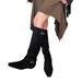 Suede Melard Long For Women 2025 New Slouch Wasteland Style Low Heel Riding Boots_vogvips.com