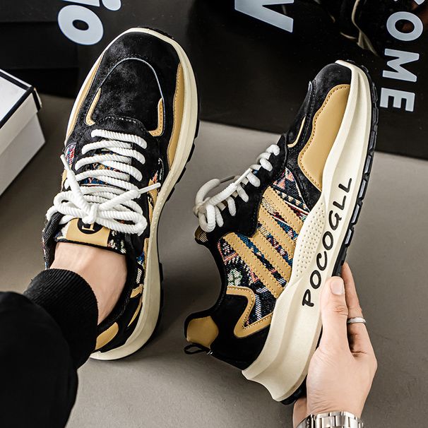 Men's Breathable Casual Sneakers For Summer - Lightweight Slip-On Shoes With Soft Rubber Sole For Running And Daily Wear Non Slip Dad Fashion Shoes_vogvips.com
