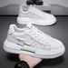 Summer New Breathable White Men's Trendy And Versatile Thick Soled Sports Shoes, Casual Shell Toe Board Shoes For Men_vogvips.com