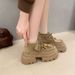 2025 Vintage Thick-Soled Martin 2025 Autumn New Fashion Versatile Suede Platform Short Motorcycle Boots For Petite Women_vogvips.com