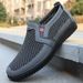 Euro Step Plus Size Summer Mesh New Men's Cloth Shoes Breathable Slip-On Casual Polyurethane Sandals_vogvips.com