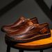 Plus-Size Trendy Driving Men's Shoes Breathable Genuine Leather Versatile Loafers Men's Business British Style Casual Le_vogvips.com
