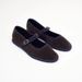 Foreign Trade Spain Original Fashion Mori Girl Retro Color Block Belt Buckle Round Toe Shallow Mouth Flat Mary Jane_vogvips.com