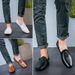 Suitable For All Seasons Autumn Hairstylist Small Leather Skull Trend New Men's Loafers Lazy Shoes Youth_vogvips.com