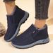 New Cotton Shoes Winter Fleece Lined Thickened Couple Snow Non-Slip Short Boots_vogvips.com