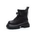 Martin Boots Women's Thick-soled Retro Heightening 7cm Side Zipper Locomotive Sweet Cool Casual Knight Short Boots_vogvips.com
