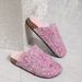 Brick Patterned Slippers, Women's Sequined Half Slippers, Adult Cork Shoes, Comfortable Casual Non Slip European And American Style Sandals._vogvips.com