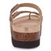 Litfun Open Toe Cork Sandals For Women Classic Brand Thick Sole Beach Shoes With Adjustable Buckle Summer Suede Flat_vogvips.com