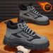 Winter Men's Shoes With Fleece Lining, High-Top Martin Boots, Men's Thick-Soled Non-Slip Insulated Cotton Shoes, Work Bo_vogvips.com