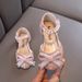 New Girl Princess Baby Student Bow Small And Large Children Show Dance Shoes Single Shoes_vogvips.com
