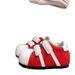 ShoeVault Magic Tape Cute Shell Toe German Training Loafers For Women 2025 New Versatile Height-Increasing Casual Sports Sneakers_vogvips.com