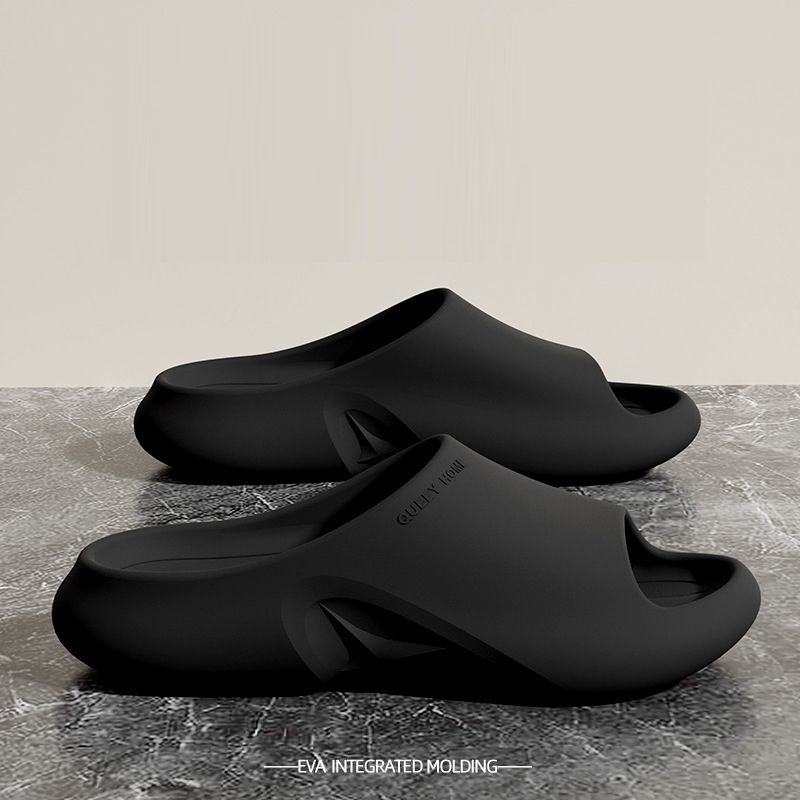 Shevalues 2025 Summer Men Sandals Antislip Casual Beach Shoes Open Toe Breathable Bathroom Slippers Platform Cozy Men Slippers_vogvips.com