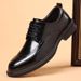 Casual Genuine Cowhide Soft Leather Business Brogue Carved British Style Groom Wedding Shoes Men's Trendy_vogvips.com