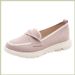 B888-2 Autumn Winter 2025 Non-Slip Breathable Women's Single Color Block Casual Fashion Soft Sole Mom Shoes_vogvips.com