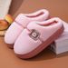 Women's Cotton Slippers For Autumn And Winter, Warm For Home Use, Thick-soled, Non-slip, Odorless, Plush-lined, Foot-warming Winter Slippers For Men_vogvips.com