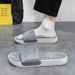 Men's Cotton Slippers For Couples In Autumn Winter 2025, Warm Straight Drag Style New Home Dormitory Lightweight And_vogvips.com