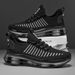 YRZL Unisex Sneakers Men Women Lightweight Breathable Running Non Slip Casual Sports Shoes For Women Men Kids Family Matching_vogvips.com