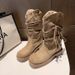 Soft Leather Version~ Sole Melard Martin For Women 2025 Autumn Winter Thick Denim Over-the-Knee Long Boots_vogvips.com