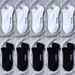 10/20/30 Pcs Men Breathable Low-Cut Athletic Socks Comfortable Moisture Wicking Polyester Spandex Blend For Sports &_vogvips.com