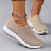 Spring New Women's Fashionable, Breathable, Lightweight, Non-slip, Wear-resistant, Casual Sports Shoes, Flat Shoes_vogvips.com