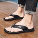 Unbeatable Quality Men's Flip Flops, Summer Sandals, Korean Version, Trendy Slippers, Toe Clippers, Casual Beach Shoes_vogvips.com