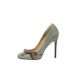 Women's Vintage-Inspired Round Toe Slip-On Heels – Comfortable Chunky High Heels For Everyday Elegance Retro Round Toe Slip On Sweet High Heels_vogvips.com