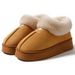 2025 Fleece-lined Cotton Shoes, Snow Warm Slippers For Outdoor Wear In Winter_vogvips.com