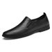 Men's Casual Leather Shoes Overalls Soft-soled Lazy Shoes Driving Shoes_vogvips.com