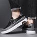 Men's Shoes Spring/summer Style Versatile White Sneakers Breathable Soft Soled Low Top Sneakers Casual Shoes British Style Trendy Men's Shoes Non Slip_vogvips.com