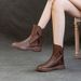 Autumn Winter Martin For Women 2025 Versatile Short Low-Cut Thick-Soled Slim Riding Boots_vogvips.com