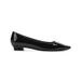 Spring And Autumn High-End R Square Buckle Single Thick High Heels Women's Thin Heel French Style Stunning Flat Uniform_vogvips.com