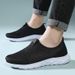 2025 Cross-Border Large Size Men's And Women's Running Casual Mesh Surface Sports Spring Low-Top Slip-On Lazy Shoes_vogvips.com