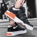 New Men's Low Top Mesh Breathable Fashion Week White Color Blocked Trendy Skateboarding Casual Shoes_vogvips.com