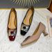 Square Toe High Heels Stiletto 2025 New Spring And Autumn Women's Shoes Red Wedding Shoes Patent Leather Shallow Mouth French Mid-_vogvips.com