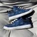 Fashionable And Versatile Denim Blue Loafers, Low-top Thick-tongued Comfortable Sneakers, Classic Casual Shoes, Outdoor_vogvips.com