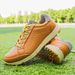Men's Golf Shoes, Lightweight Golf Training Shoes Comfortable Spikless Walking Shoes Casual Fashion Golfers Sneakers_vogvips.com