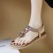 W676-2 New 2025 Toe-Post Rhinestone Sandals For Women Comfortable_vogvips.com