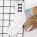 Socks New Lolita Socks Women's Cute Soft Princess Socks Lace Middle Tube Socks Black And White Bowknot Women's Socks_vogvips.com