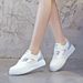 35-44 Foreign Trade Plus Size 2026 Spring And Autumn New Women's Versatile Casual White Shoes Thick-Soled Sneakers For_vogvips.com
