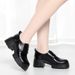 Drop-shipping Soft Leather Retro Thick-soled Women's Casual Loafers, Platform For Petite Women, Ladies' Single Shoes_vogvips.com