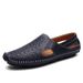 Autumn Spring Summer Loafers Men's Cowhide British Handmade Casual Leather Trendy Fashion Lazy Shoes 8503_vogvips.com