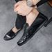 SHLIANG Men's Casual Shoes Loafers Soft Sole Comfortable Business Driving Shoes Lazy Person's Footwear Insole Plastic Upper X0039_vogvips.com