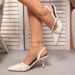 2026 Spring New French Pointed Head Bag Head Sandals Women's Thin Heel Belt Buckle Fairy Wind Low Heel Single Shoes Women_vogvips.com