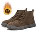 European Warm Series 2025 Spring New Men's High-top British Fashion Casual Shoes Single Cotton Same Style Martin Boots_vogvips.com