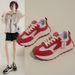 Thick Soled Mesh Sports Casual Shoes For New Lightweight Dad Shoes All Match Student Running Shoes 2F31_vogvips.com