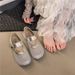Mesh Hollow Single Shoes Fairy Fairy Style Temperament Shallow Mouth Flat Sole Single Shoes Fishing Net Shoes_vogvips.com