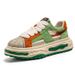 2025 Early Spring New Thick Sole Height Increasing Fashionable Elegant Colorful Trendy Men's Sports Casual Shoes_vogvips.com