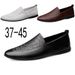 Men's Round Head Foot Non-slip Single Shoes Men's Casual Cortex Embossed Men's Shoes_vogvips.com
