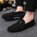 Soft sole casual lightweight new low top formal men's loafers men's wedding groom work fashion boys_vogvips.com